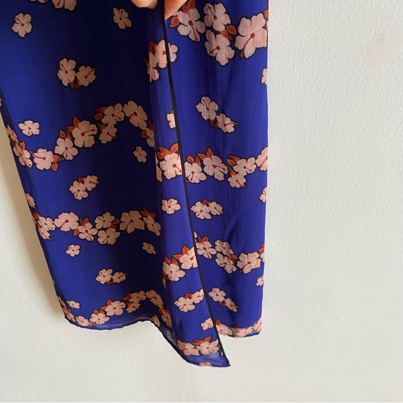 Scotch & Soda Floral Cottagecore Blue Midi Dress - Picture 5 of 12